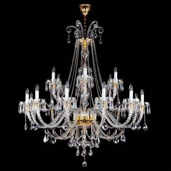 Большая хрустальная люстра Art Glass MIRELA XVIII CE